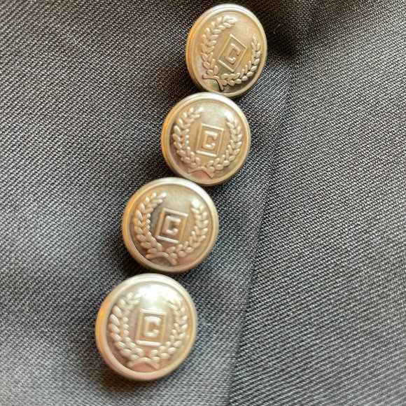 Lauren Ralph Lauren 2 Button Blazer Suit Jacket Sport Coat Men’s 38R Black Wool - Picture 11 of 14